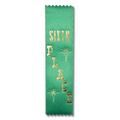 6TH Place 2"x8" Stock Lapel Award Ribbon (Pinked)